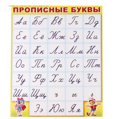 Плакат Прописные буквы