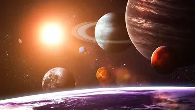 Детские рисунки солнечной системы с названиями планет (47 фото) » рисунки  для срисовки на Газ-квас.ком