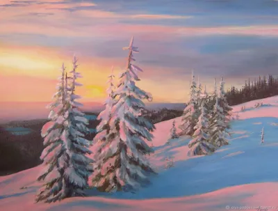 Рассвет зимой, Валерий Бусыгин