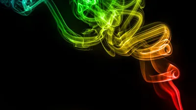 Обои дым, прозрачный, темнота, абстракция, разноцветный картинки на рабочий  стол, фото скачать бесплатно