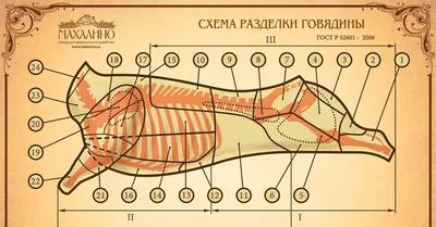 Говядина, Тушь, Мясо