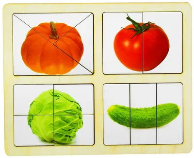 Деревянные разрезные картинки Smile Decor \"Овощи 1\", развивающий  пазл-вкладыш для малышей - купить с доставкой по выгодным ценам в  интернет-магазине OZON (216952847)