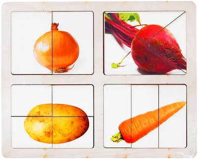 Деревянные разрезные картинки Smile Decor \"Овощи 2\", развивающий  пазл-вкладыш для малышей - купить с доставкой по выгодным ценам в  интернет-магазине OZON (216987333)