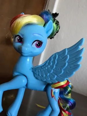 My Little Pony School Of Friendship Rainbow Dash Cuddly Plush - Walmart.com