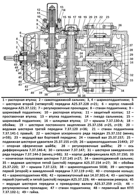 Коробка передач трактор Т-25: базовый ремонт и схема
