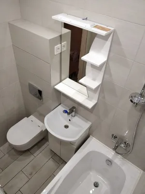 Делаем ремонт раздельной ванной и туалета в Хрущевке