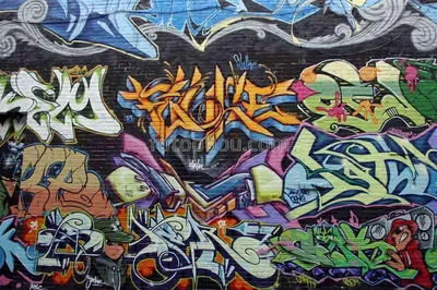Фотообои Реп граффити для стен, бесшовные, фото и цены, купить в  Интернет-магазине