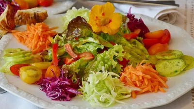 Разбор блюда по нутриентам: овощной салат, рецепт, отзывы, фото |  Правильное питание для похудения: рецепт салата