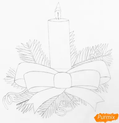 Как нарисовать новогоднюю открытку во время обеденного перерыва |  Українські Новини