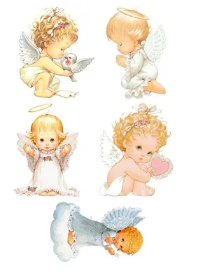 Ангелочки | Бесплатные трафареты, Мультяшные рисунки, Дети искусство арт