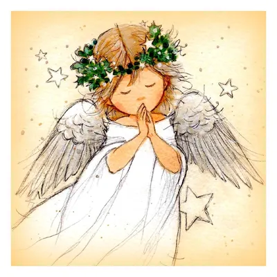 Рисунок ангела научиться рисовать рождество, ангелы, любовь, ребенок, малыш  png | Klipartz