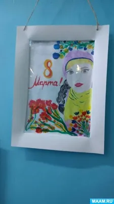 Рисунок к 8 марта раскраска