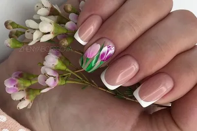 Маникюр 8 марта (фото). Красивый дизайн ногтей 2020 | Цветочный маникюр,  Искусство маникюра, Волосы и ногти