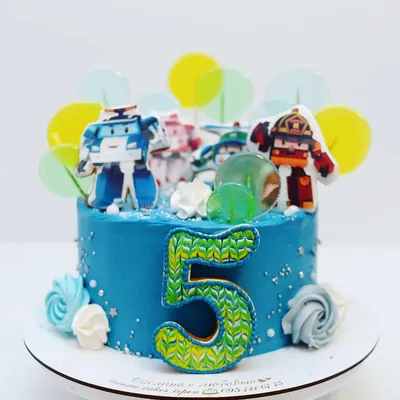 CakeMaster_Tatyana_Stankova - Торт ' Робокар Полли' торты_на_заказ_минск  #cakes #cakes_art #детские_торты_минск #chocolate_art #art_cakes #children  #cartoon #мультик #пряники #детские_пряники | Facebook