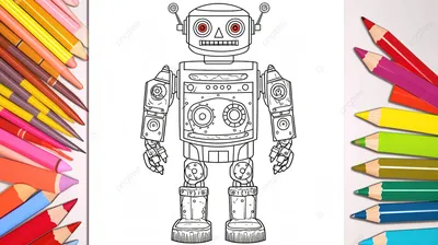 Рисуем Фломастерами: Роботы | SkillBerry | Онлайн-школа рисования и  рукоделия для детей и взрослых СкиллБерри