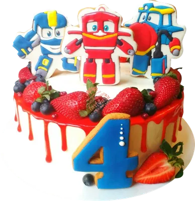 Сахарная картинка мальчику Роботы-поезда с днем рождения PrinTort 73810478  купить в интернет-магазине Wildberries