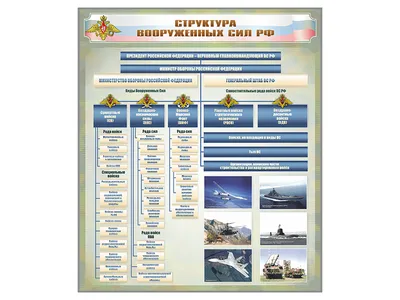ОБЖ в ПРУ - 4.4. Организационная структура Вооруженных сил Российской  Федерации.