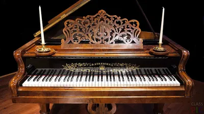 Лучшие б/у пианино и рояли в Москве - Кабинетный рояль FAZIOLI F156. Вес:  295 кг. Ширина: 149 см. Глубина: 156 см. Высота: 98 см. Цвет: Черный,  полированный Самый маленький рояль итальянской фабрики