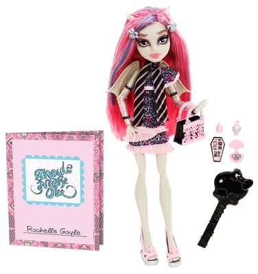 Купить кукла Monster High Рошель Гойл - Ночь монстров BBC10, цены на  Мегамаркет