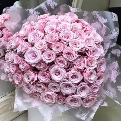 Необычные розовые розы в букете за 4 090 руб. | Бесплатная доставка цветов  по Москве