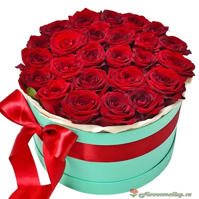 Композиция Белые розы в шляпной коробке» с розами - купить в Смоленске за 6  580 руб