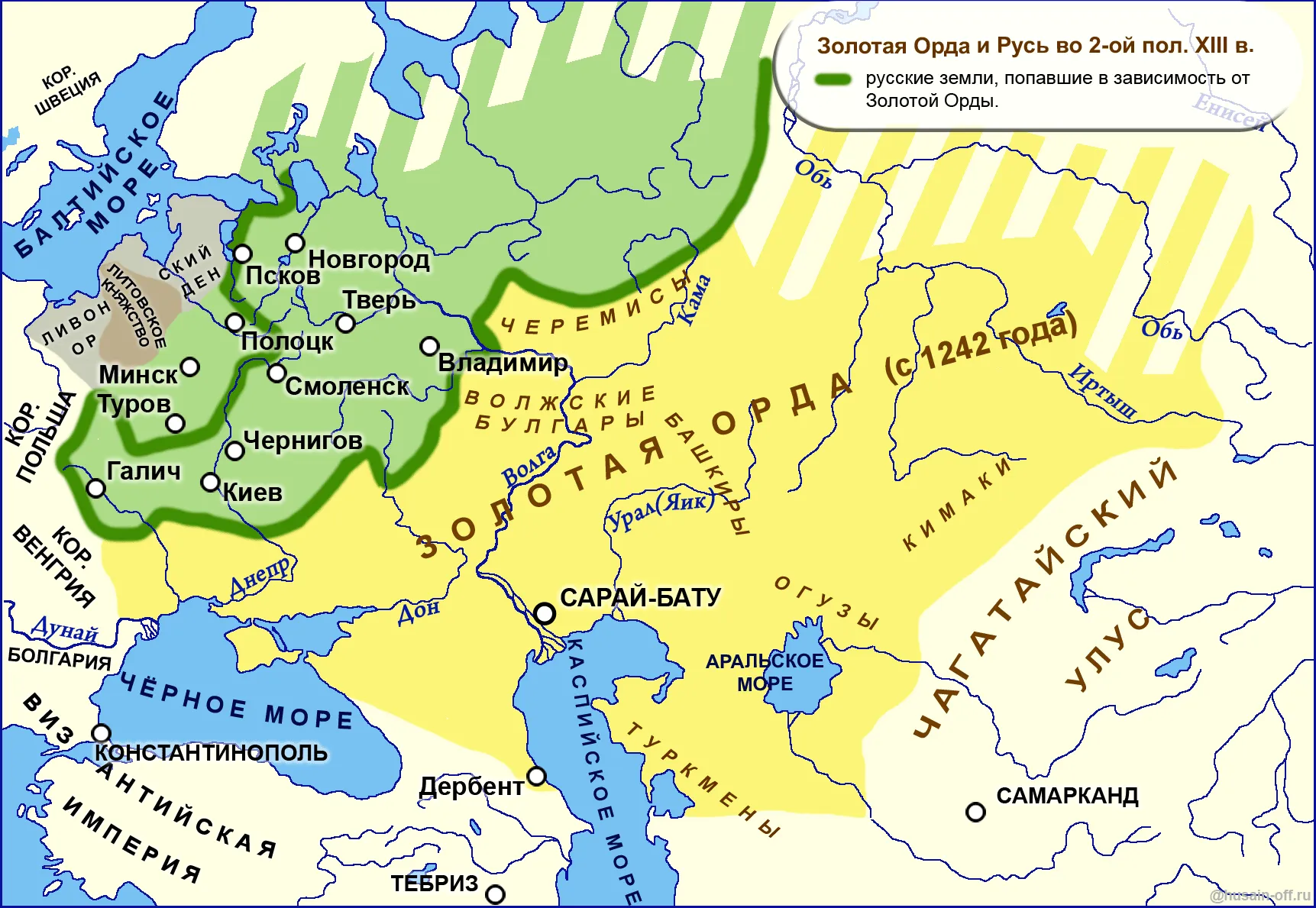 Золотая орда это какое государство. Карта золотой орды 13 век. Улус Джучи Золотая Орда. Карта золотой орды 14 век. Карта золотой орды улус Джучи.