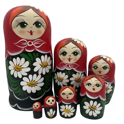 Русская Матрешка, кукла-гнездо, сувенир, украшение для дома, кукла-девочка  | AliExpress