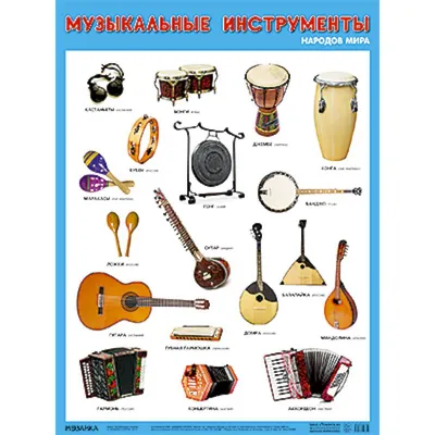 Купить Шумовые инструменты русские (набор) хохлома (8шт) в Москве недорого