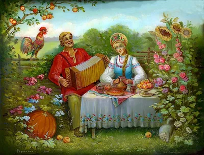 Русский народный музыкальный инструмент рисунок - 53 фото