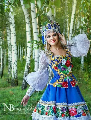 Русские народные женские платья (56 фото)