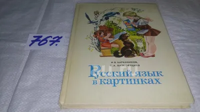 Русский язык в картинках Баранников Варковицкая 1988: цена 500 грн - купить  Детские книги на ИЗИ | Одесса