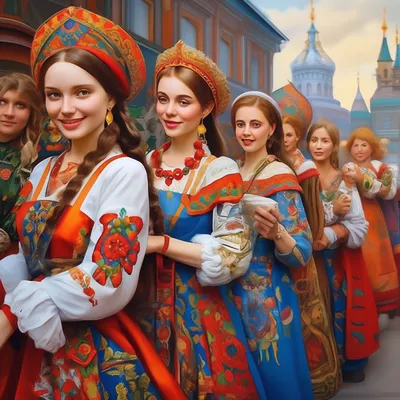 Женский русский костюм: традиции и современность» — создано в Шедевруме