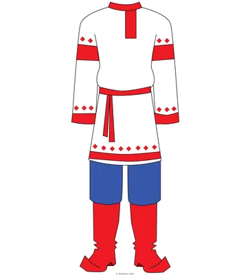 Купить русский народный мужской костюм «Зимний»