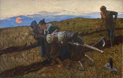 Купить картину Русское поле в Москве от художника Задворнова Наталия