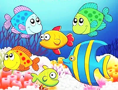 растение тропических желтых рыб коралловых рифов экзотическое животное.  коллекция картинок векторной иллюстрации морской жизни акв Иллюстрация  вектора - иллюстрации насчитывающей жизнь, рыбы: 229704008