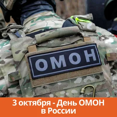 Поздравляем с днем ОМОН в России, открытка, стихи - С любовью, Mine-Chips.ru