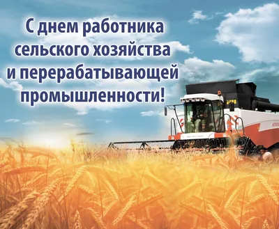 С Днем работника сельского хозяйства и перерабатывающей промышленности |  Чебоксарский муниципальный округ Чувашской Республики