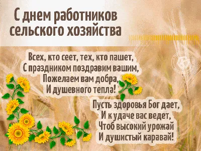 День работников сельского хозяйства в 2023 году | 09.10.2023 |  Красноармейское - БезФормата