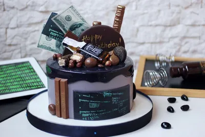 Торт для программиста на день рождения и свадьбу | Cupcake Studio