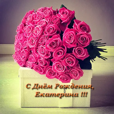Открытка С Днём Рождения, Екатерина! Поздравительная открытка А6 в  крафтовом конверте. - купить с доставкой в интернет-магазине OZON  (1275353432)