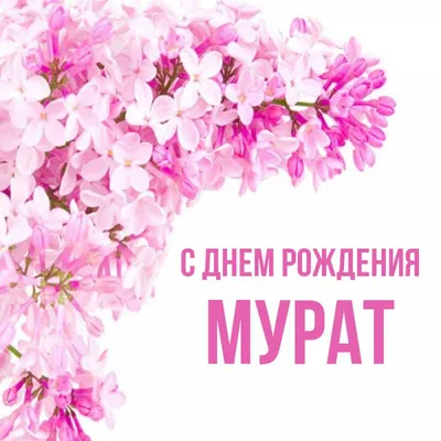 Поздравить открыткой со стихами на день рождения Мурата - С любовью,  Mine-Chips.ru