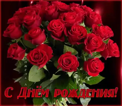 Мини открытка С днём рождения \"Розы\" купить в Химках за 100 руб. - «Флора  Москва»