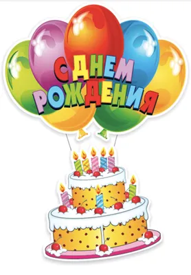 Воздушные шары металлик «С днем рождения!» | Шары39.рф | Доставка