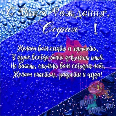 Открытки \"София, с Днем Рождения!\" (100+)