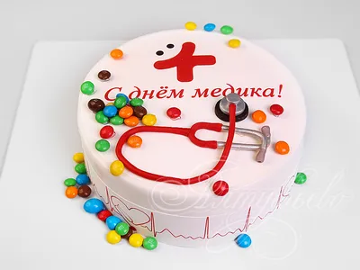 Торт на День Медика 23062820 стоимостью 4 890 рублей - торты на заказ  ПРЕМИУМ-класса от КП «Алтуфьево»