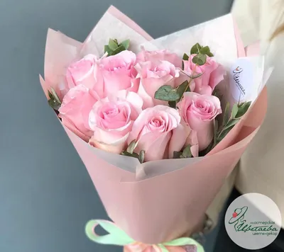 Купить Нежный букет роз на день учителя с доставкой по Томску: цена, фото,  отзывы.