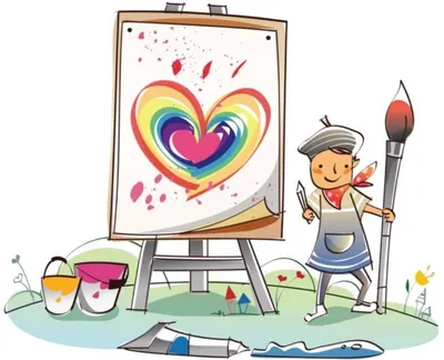 Всемирный день учителя рисования на синем фоне, Всемирный день учителя,  день учителя, учитель фон картинки и Фото для бесплатной загрузки