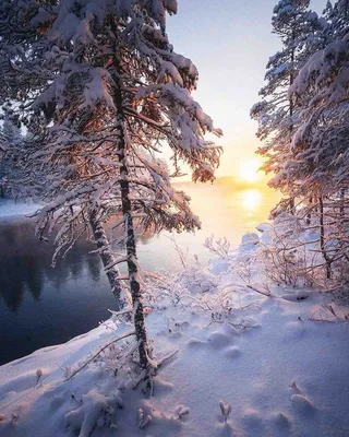 Pin by Светлана on С зимним утром! | Good morning, Natural landmarks, Nature