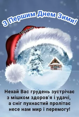 Красивые поздравления с первым днем зимы — стихи, проза, картинки, открытки  / NV