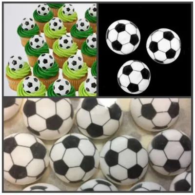Съедобная Вафельная сахарная картинка на торт Футбол 002. Вафельная,  Сахарная бумага, Для меренги, Шокотрансферная бумага.